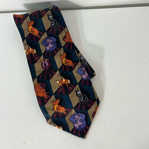 Vintage 90s Disney's The Lion King Tie Necktie Novelty Ties Animal Africa Canada - Picture 2 of 8